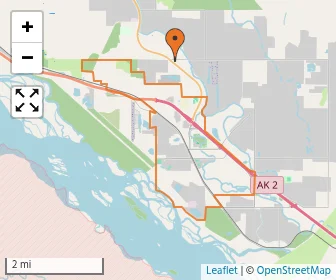 Area schools map